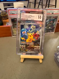 Chinese Pikachu 001/SV-P Promo Scarlet & Violet Pre Order Holo Pokemon -CGC 10- - Image 1