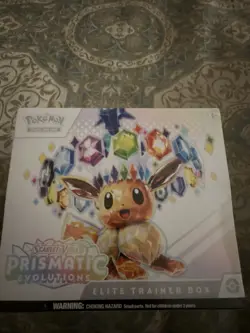 Pokemon TCG Scarlet Violet Prismatic Evolutions ETB Elite Trainer Box New Sealed - Image 1