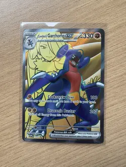 Pokemon TCG Cynthia's Garchomp ex SVP204 Black Star Promo NM - Image 1