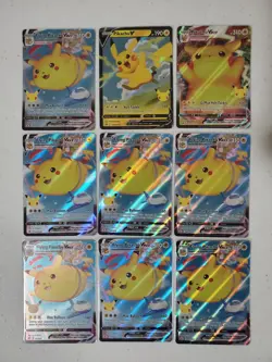 Pokemon TCG Pikachu Celebrations Lot V/vmax Full Art - Image 1