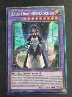 Yu-Gi-Oh! RA03-DE037 Haus-Drachenmadchen Collectors Rare NM 1st - Image 1