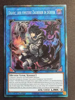 Yu-Gi-Oh! RA03-DE048 Dharc der finstere Zauberer in Duster Collector Rare NM 1st - Image 1