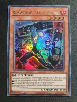 Yu-Gi-Oh! WISU-DE016 Bewzingerseele Razen Ultra Rare NM 1st - Image 1
