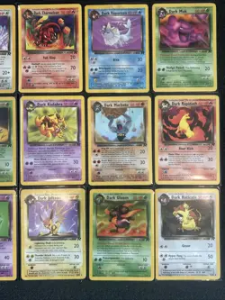 Pokemon Lot of 15 Dark Cards Team Rocket Non Holo Rares LP - Image 3