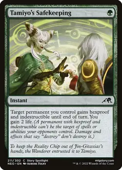 Tamiyo's Safekeeping - Kamigawa: Neon Dynasty | MTG Card - Image 1