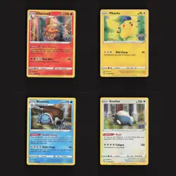 Charizard Pikachu Pokemon GO HOLO RARE Collection Bundle Set 4 Cards Lot - Image 1