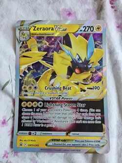 SWSH265 Zeraora VSTAR : JUMBO Black Star Promo Card Pokemon TCG - Image 1