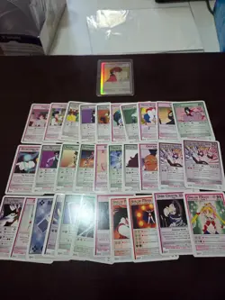Sailor Moon Trading card game lot of cards, Foil 'Fail a Test', Great shape! - Image 1