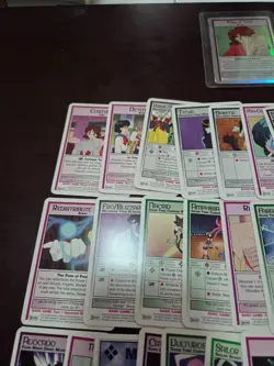 Sailor Moon Trading card game lot of cards, Foil 'Fail a Test', Great shape! - Image 3