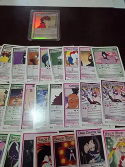 Sailor Moon Trading card game lot of cards, Foil 'Fail a Test', Great shape! - Image 4