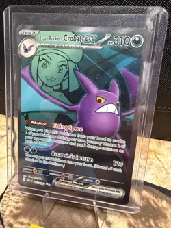 Team Rockets’s Crobat EX (217/182) - Destined Rivals - Pokemon Card - Near mint - Image 4
