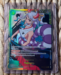 Yamato OP01-121 Secret Rare SEC One Piece TCG Romance Dawn English CCG Card Game - Image 1