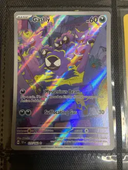 Pokemon Card TCG Gastly 177/162 Temporal Forces Holo Illustration Rare Gengar - Image 1