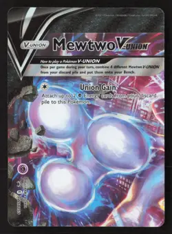 Mewtwo V-UNION [Set of 4] SWSH: Sword & Shield Promo Cards Holo NM - Image 4