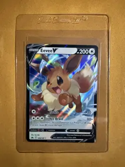 Pokemon TCG Crown Zenith Eevee V Ultra Rare Holo Card 108/159 - Image 3