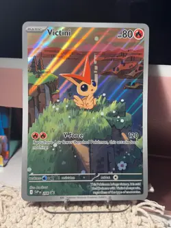 pokemon TCG Black Star Promo Card Victini #208 Jumbo Cards Holo - Image 1