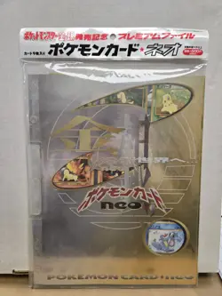 1999 POKEMON NEO GENESIS SERIES 1 BINDER 9 CARD JAPANESE PROMO FILENew Sealed - Image 2
