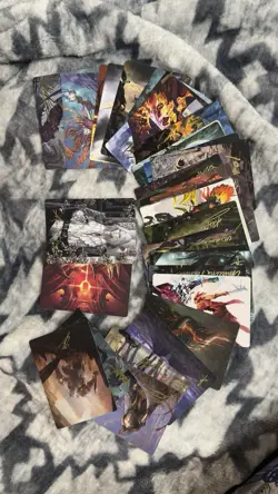 Magic The Gathering Art Series Gold Stamped Lot 36 Cards - Image 1