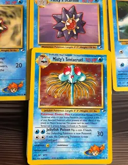 Pokemon TCG Gym Heroes Misty’s Tentacruel 10/132 Holo Rare Lot Of Vintage Cards - Image 2