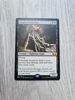MTG Angel of Suffering Streets of New Capenna Mythic Rare NM +free cards - Image 1