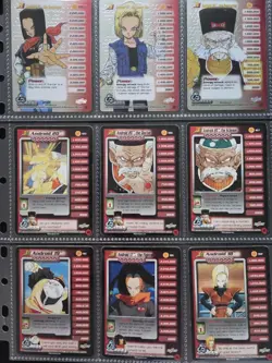 13× Dragon Ball Z CCG Android Score Card Bundle 17 18 20 197 198 199 - Image 1