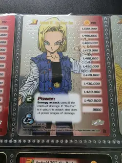 13× Dragon Ball Z CCG Android Score Card Bundle 17 18 20 197 198 199 - Image 4