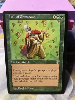 Hall of Gemstone Mirage NM MTG Magic the Gathering - Image 1