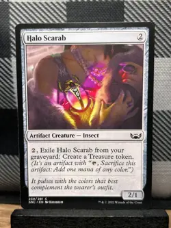 MTG TCG: Halo Scarab 239/281, Streets of New Capenna - Image 1