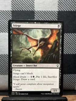 MTG TCG: Stirge 150/361, Battle for Baldur's Gate - Image 1