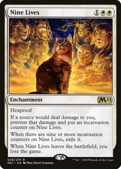 Nine Lives [FOIL] ~ MTG ~ Core Set 2021 ~ Rare (NM/M) - Image 1