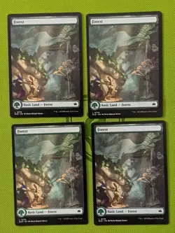 MTG 4 x * FULL ART* Bloomburrow FOREST #278 NM - Image 1