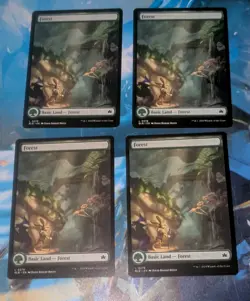 MTG 4 x * FULL ART* Bloomburrow FOREST #278 NM - Image 2