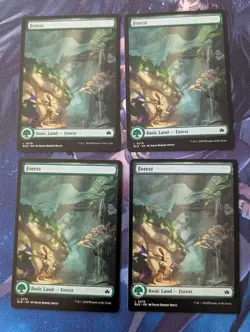 MTG 4 x * FULL ART* Bloomburrow FOREST #278 NM - Image 3