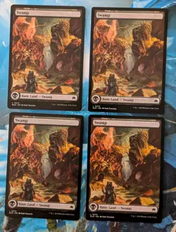MTG 4 x * FULL ART* Bloomburrow SWAMP #272 NM - Image 1