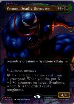 2025 Magic Spider-Man Venom, Deadly Devourer Expansion/Rare #22 - Image 1