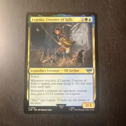 MTG STARTER COMMANDER DECK - Legolas, Counter Of Kills - U/G Scry Theme - Image 1