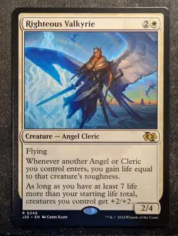 Righteous Valkyrie - Foundations Jumpstart (MTG) - Image 1