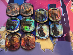 LOT OF 10 - MAGIC THE GATHERING RELIC TOKENS - 10 FOIL - Image 1