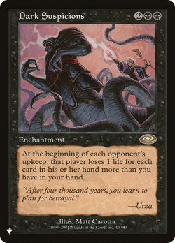 Dark Suspicions - PLST #PLS-40 | NORMAL | NM | MTG - Image 1
