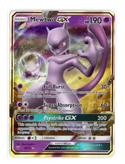Mewtwo GX 39/73 Ultra Rare Holo Shining Legends Pokemon TCG - Image 1