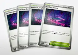 Perilous Jungle 156/162 4x x4 Pokemon Card 2024 Temporal Forces Playset - Image 1