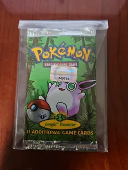 Wizards of the Coast First Edition Pokemon Jungle Booster Pack - Image 1
