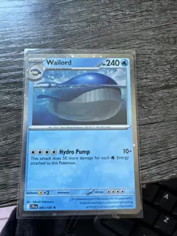 Wailord Cosmo Holo Promo Journey Together 041/159 Pokemon TCG Nm Near Mint - Image 1