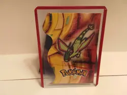 Pokemon Topps Advanced Challenge Die-cut Embossed Flygon Excellent Condition - Image 3