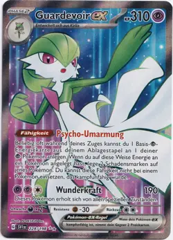 Pokemon Guardevoir ex Full Art Karmesin & Purpur SVI 228/198 NM Deutsch - Image 1