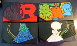Pokemon ETB Deck Box + Sleeves Lot Lucario, Gardevoir, Team Rocket, Paldea - Image 2
