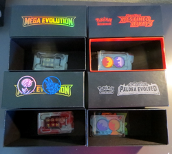 Pokemon ETB Deck Box + Sleeves Lot Lucario, Gardevoir, Team Rocket, Paldea - Image 5
