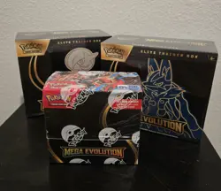 Pokemon Mega Evolution Lot of 2 ETBs AND Enhanced Booster Box SEALED - Image 1