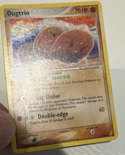 2006 Pokemon Dugtrio Crystal Guardians #5/100 Holo Rare LP (See Desc) - Image 3