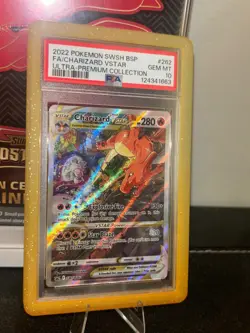 Pokemon SWSH Black Star Promo Charizard VSTAR 2022 UPC 262, PSA 10 - Image 5